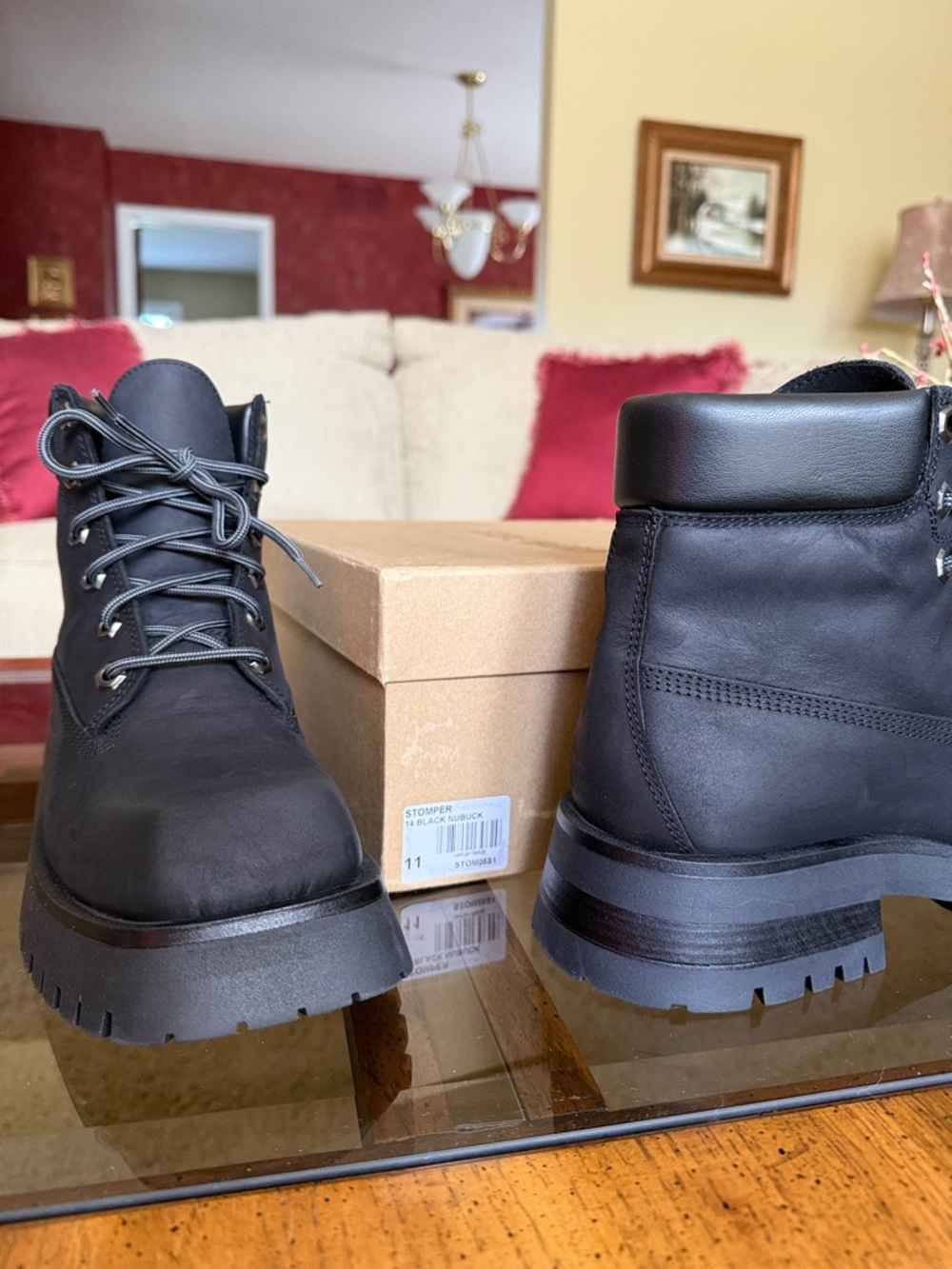 Steve Madden STOMPER Women’s Black Leather Platform Urban Boot Size EUR41 - Picture 8 of 17